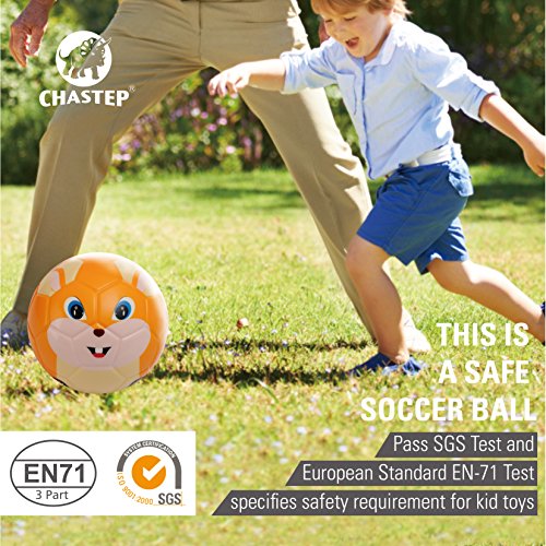 Chastep Soft Toy Ball, Mini Training Foam Soccer for Toddlers and Kids Gift - Chowhound Squirrel