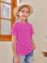 Girls Short Sleeve T Shirts Kids Summer Tops