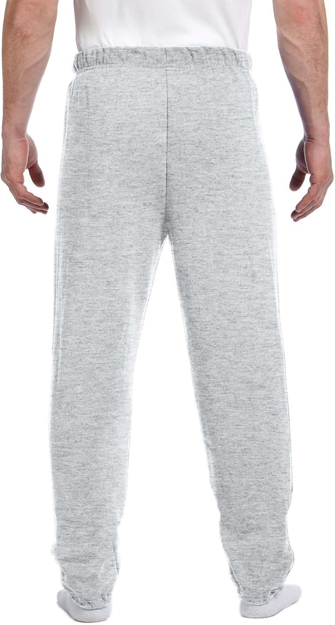 jerzees nublend white sweatpants