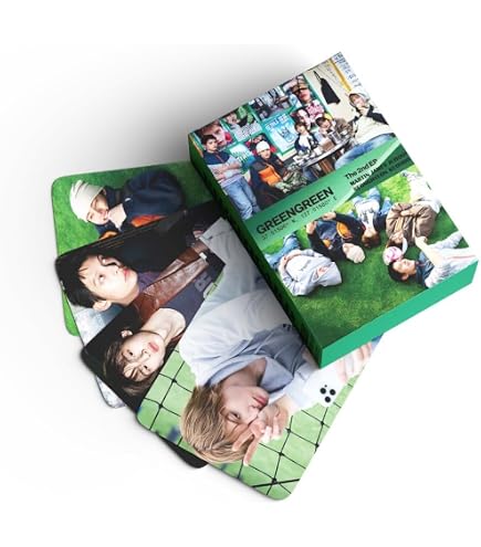 Amazon.com: sunlelekz Cortis GREENGREEN Photocard & Sticker Set