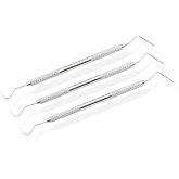 AAProTools 3&times; Dental Williams Explorer Probe UNC 15/23 Color Coded Marking Double Ended Instruments