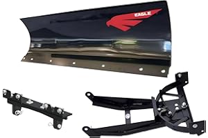 HitchDoc Outdoors 72 inch Eagle UTV Snow Plow System Compatible with Kubota RTV, RTV-X (2004-2024) Models | Steel Front-Mount Design | Made in USA