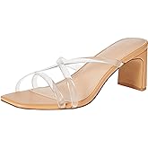 The Drop Women's Amelie Strappy Square Toe Heeled Sandal