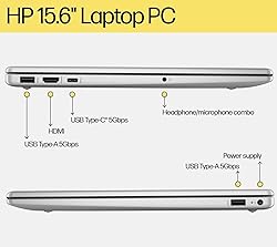 HP 15 15.6" FHD Laptop Computer Student and