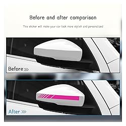 Kewucn 4PCS Car Rear View Mirror