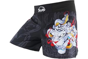 SUOTF MMA Shorts for Men Fight Shorts Men BJJ Boxing Trunks for Men Grappling