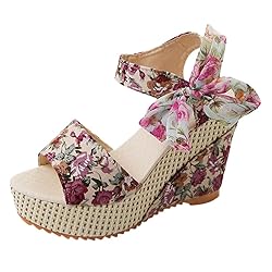Gibobby Sandals for Women Wedge,Womens Espadrilles