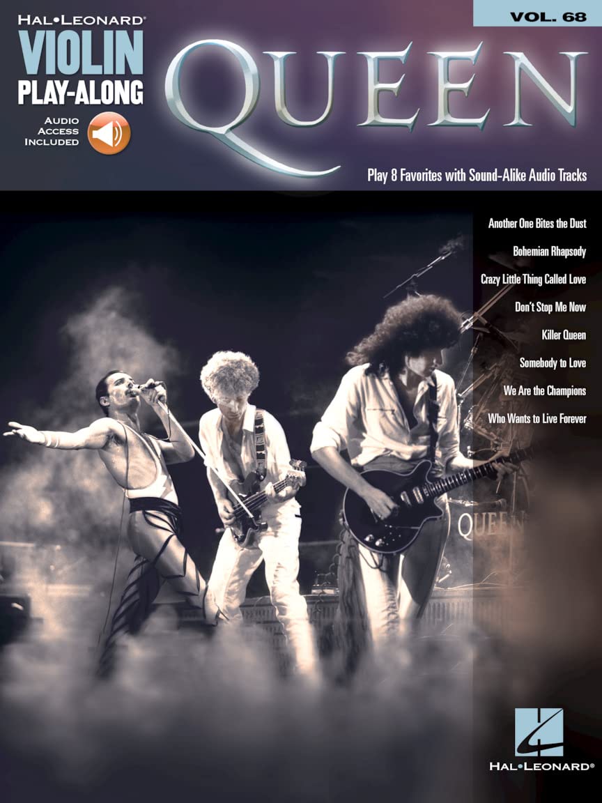 Queen: Violin Play-Along - Volume 68 (Hal Leonard Violin Play-Along) (Includes Online Access Code)