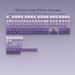 ONROCL Side Print PBT Keycaps - Double Shot/Shine