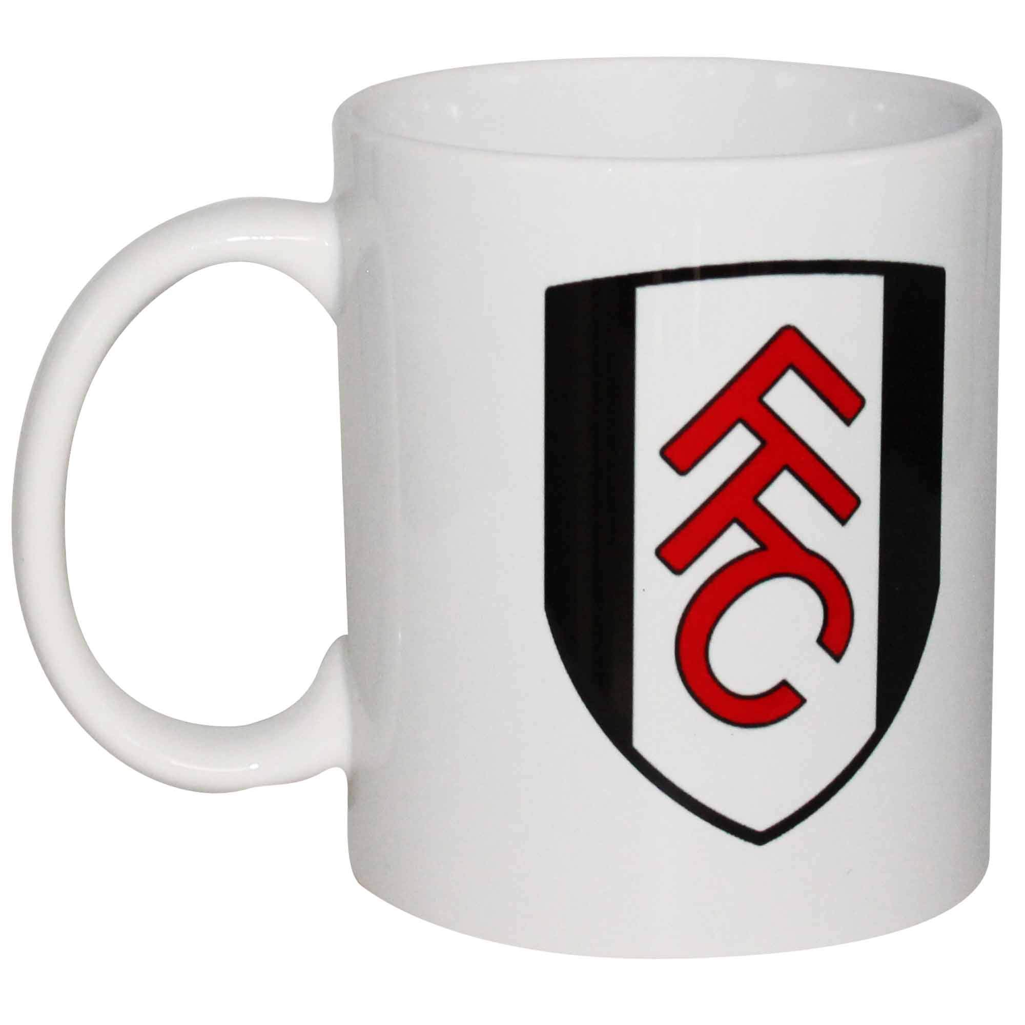 Official Fulham FC Football Crest Ceramic Coffee & Tea Mug (11oz)