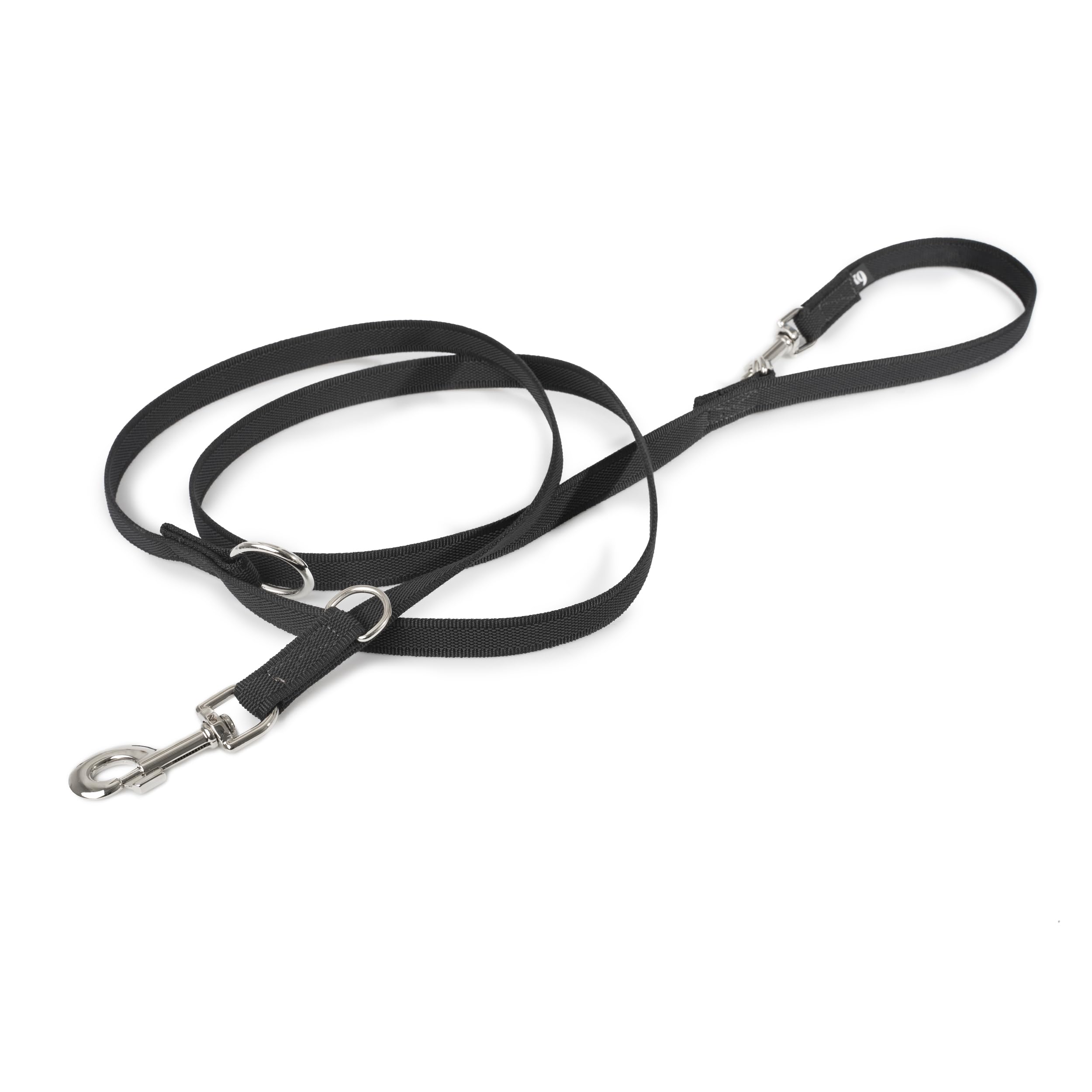 Color & Gray Adjustable Super-Grip Leash, 20 mm x 2,2 m, Black-Gray