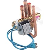 Fdit Air Conditioning Four-way Reversing Valve Copper Refrigeration Service Maintenance Accessory (1P)