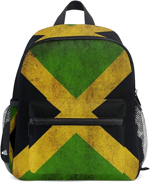 CHLBOJ Jamaica Flag Jamaican Kids Backpack PreSchool Bag for