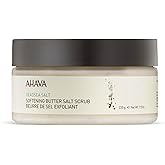 AHAVA Dead Sea Salt Softening Butter Salt Scrub - Rich, Buttery Body Scrub for Smooth, Radiant Skin, Energizes Sensation for 