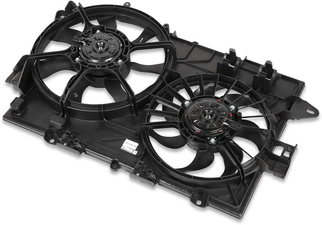 GM3115204 OE Style Radiator Cooling Fan Assembly Replacement for Chevy Equinox Pontiac Torrent 3.4L V6 06-08