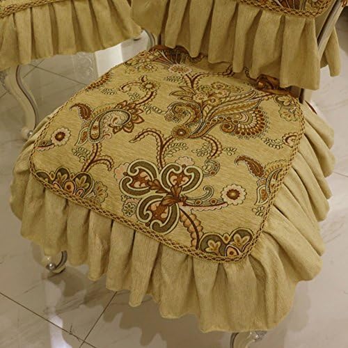 European seat cushion,Fabric chair cushioning,Chenille chair cushion Chair condom cover-Z 54x52cm(21x20inch)