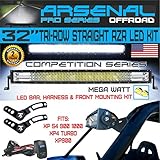 LED Light Bar No.1 7D 32" Tri-Row Straight Arsenal