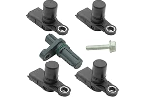 JSNOOKN Engine Camshaft and Crankshaft Position Sensor Kit for Buick Enclave Cadillac ATS CTS SRX Chevrolet Camaro Equinox Impala Malibu Traverse GMC Acadia Terrain Canyon