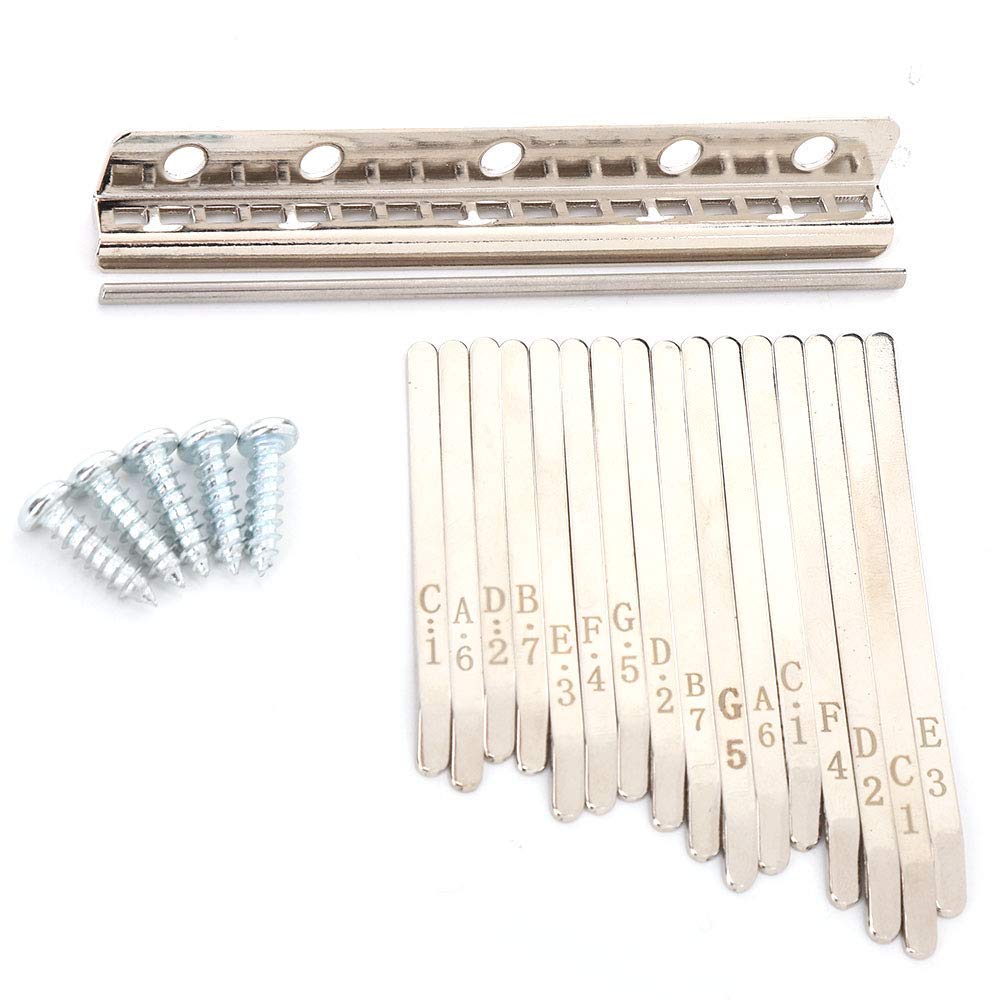 Kalimba 17 Key Thumb Piano Finger Kalimba Musical Percussion Key Finger Shrapnel Music Instrument Accessory