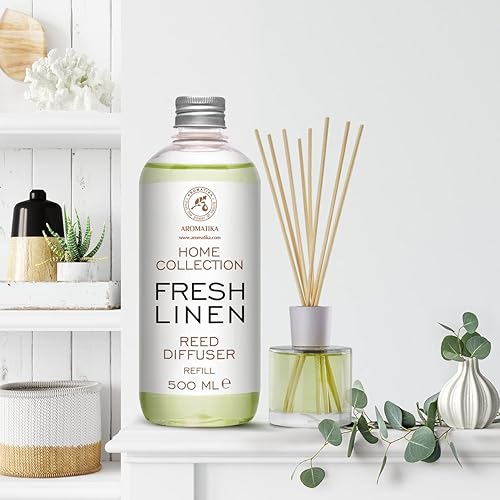 Reed Diffuser Refill Fresh Linen Fl Oz (500ml) Room