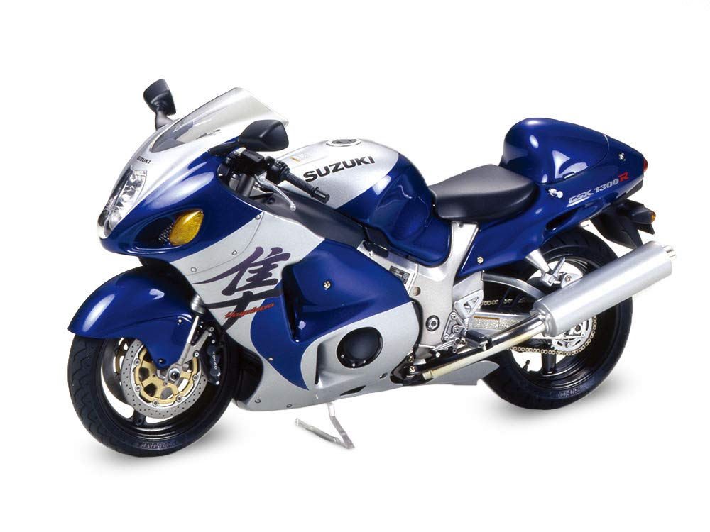 TAMIYA Suzuki GSX1300R Hayabusa Street 98 model motorcycle, 300014090, 1:12 scale, Blau