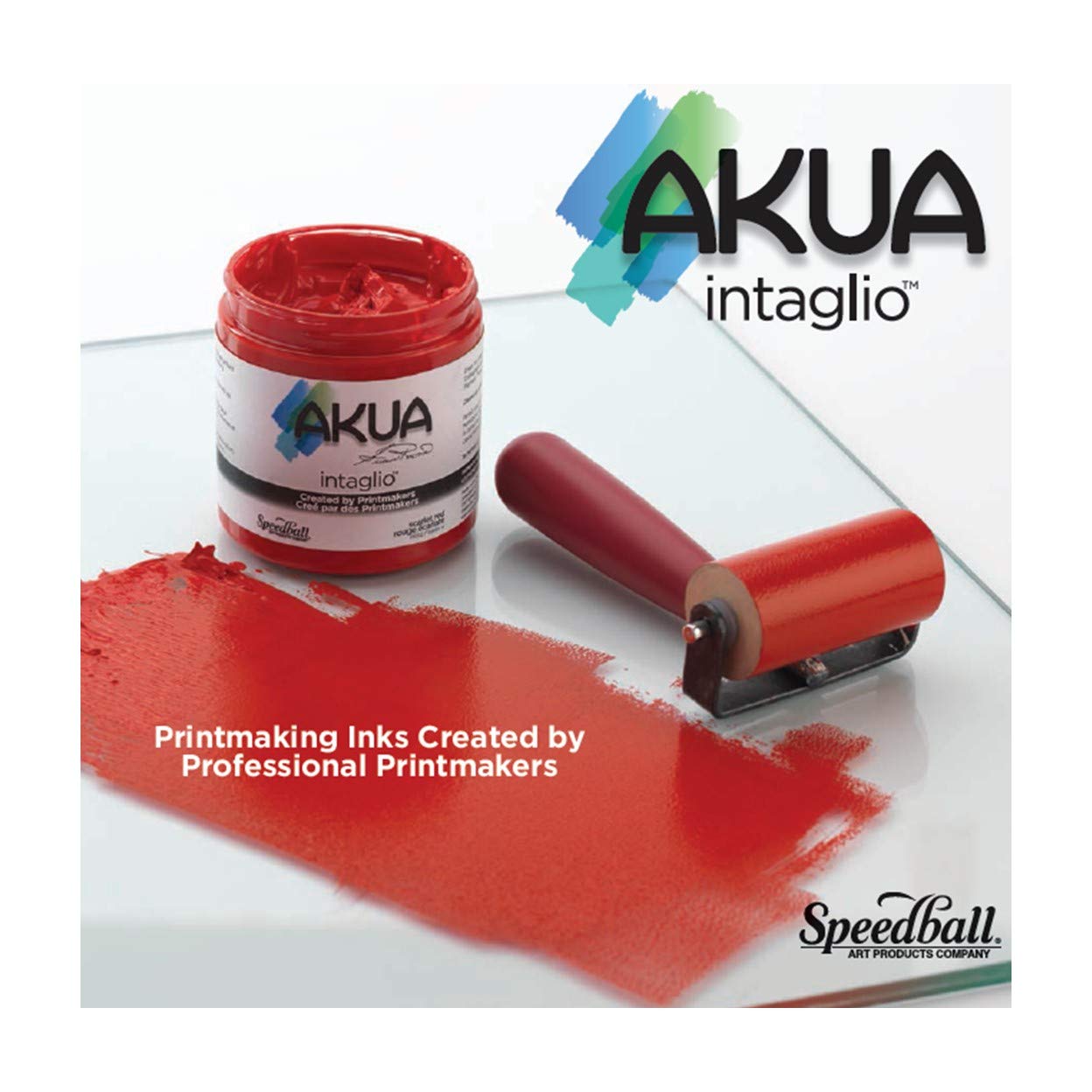Akua Intaglio Water-Based Ink, 8-Ounce Jar, Carbon Black