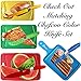 Chefcoo Cutting Board Set Stylish Color Plastic Non-Slip Kitchen Chopping Block, Juice Groove Lip for Meat & Vegetable Spills, Perfect Fit for Any Kitchen Knife, 4 Piece
