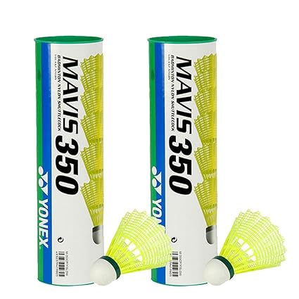 Yonex Mavis 350 Aluminum Blend Shuttlecock Combo, Set of 2