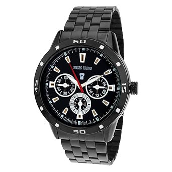Black Dial Robust Dummy Analogue Mens Watch - OLST2003