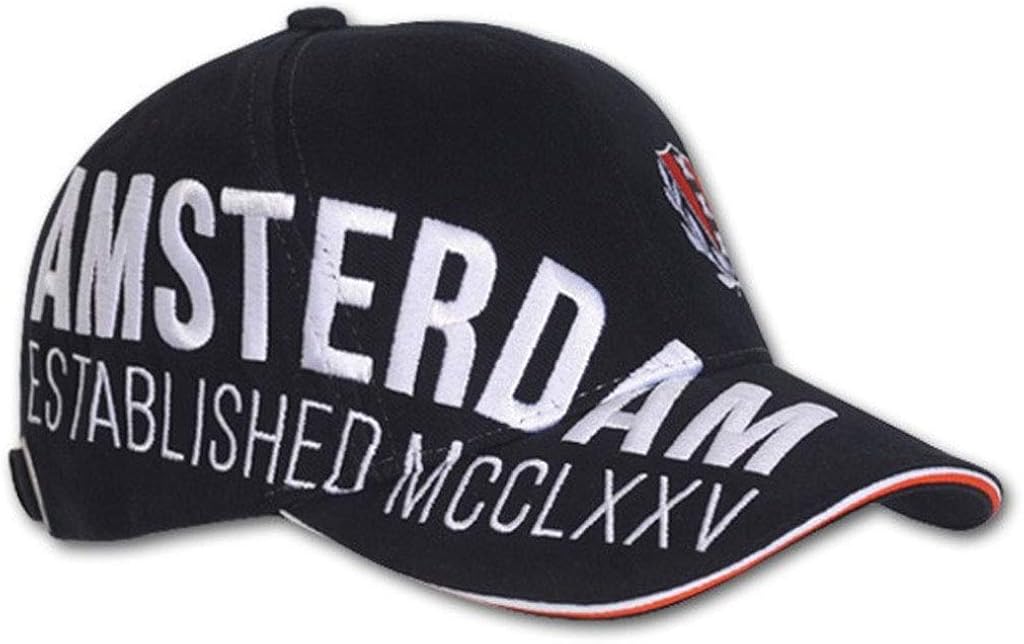 Amsterdam Baseball Cap Heavy Embroidery Navy Blau Amazon.de Bekleidung