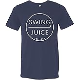 SwingJuice Golf T-Shirt Retro Crew Neck Short Sleeve Funny Golf Shirt for Men and Women