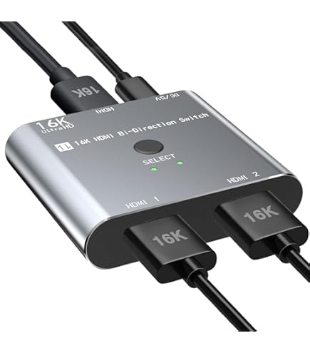 Amazon.com: HDMI Switch 4K 120Hz, avedio links 8K HDMI 2.1 Switch