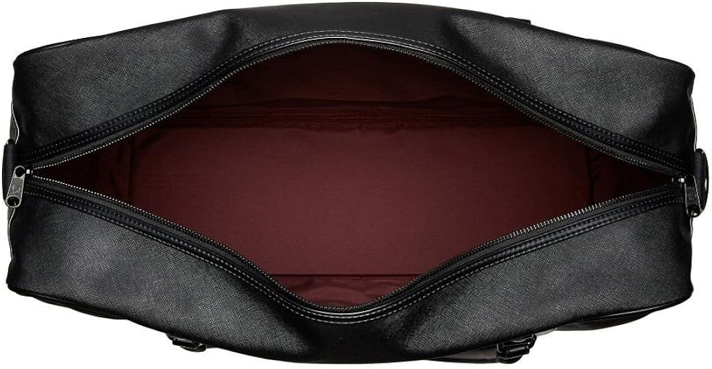 fred perry saffiano overnight bag