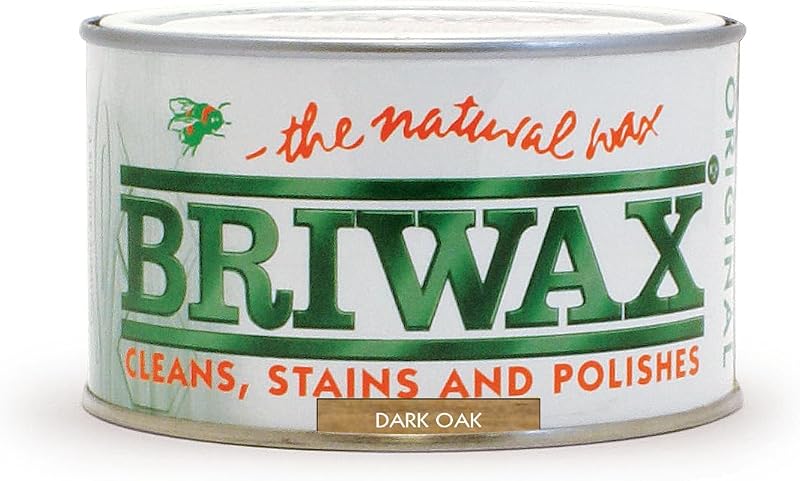 Briwax Original Dark Oak 400g Wood Wax Polish Furniture Finish