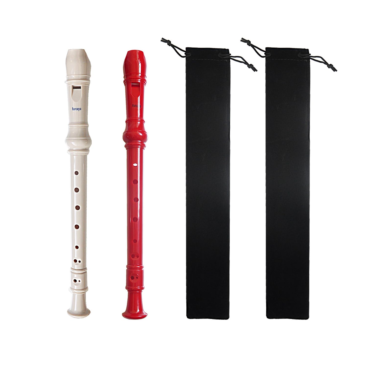 Farcaya 2-Piece Soprano Recorder Instrument for