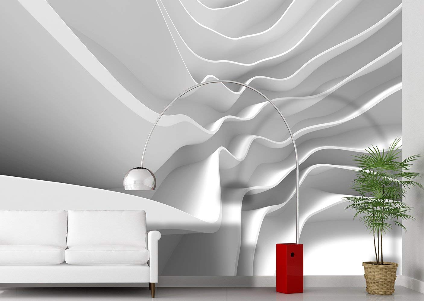 AG Design "Creative Abstrakt 4 Part Photo Mural Wallpaper, Multi-Colour, 360 x 255 cm