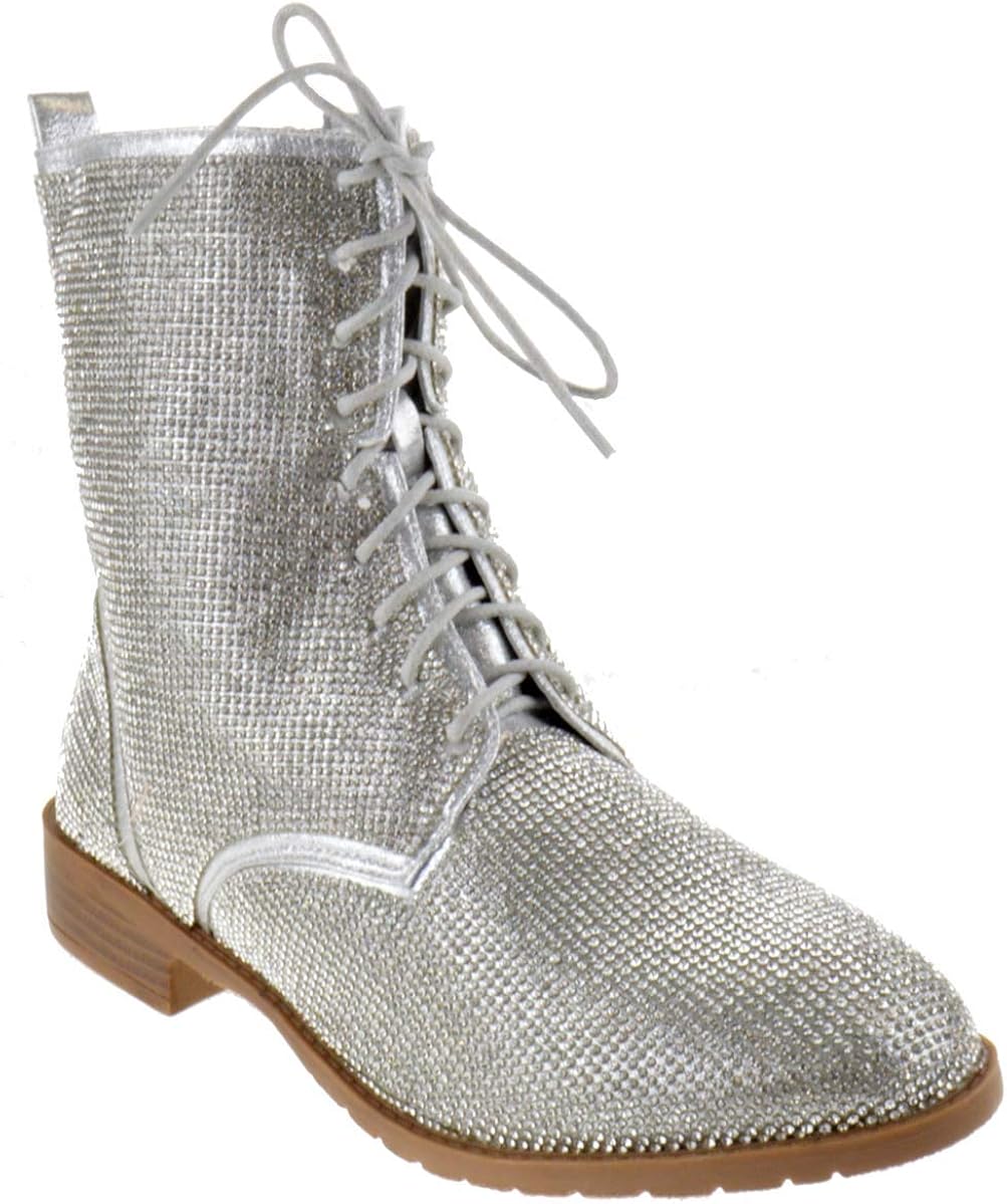 jessica simpson rhinestone combat boots