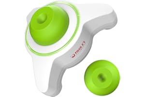 PRECIPETTE Mini Vortex Mixer with Extra Interchangeable Silicone Cap, Lab Vortex Shaker with Touch Function, 5600rpm, 6mm Orbital Diameter, for Acylic Paints, Nail Polish, Test Tubes, Green