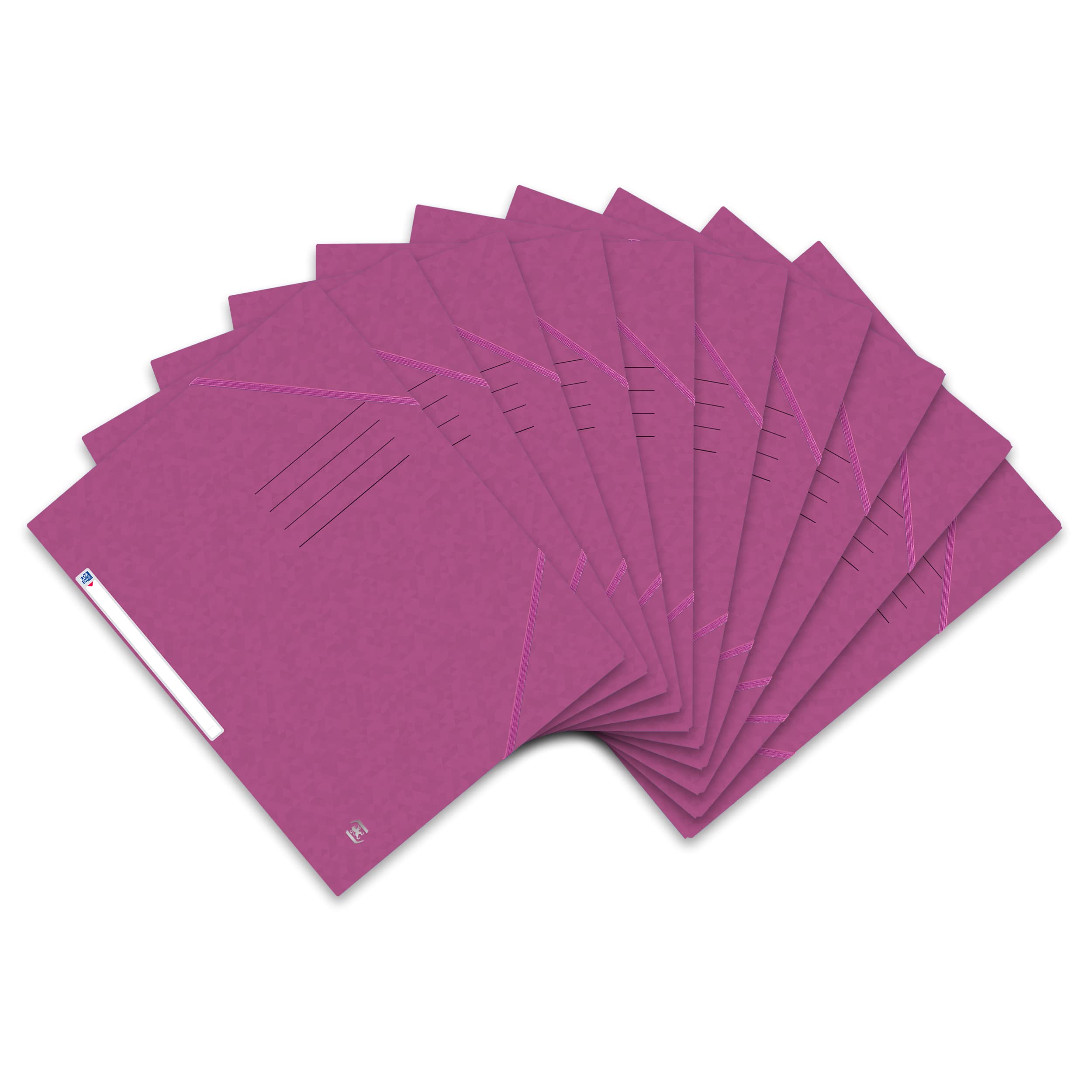 Oxford Top Fil+ 400116328 Folder with Elasticated Corners DIN A4 Pack of 10 Purple