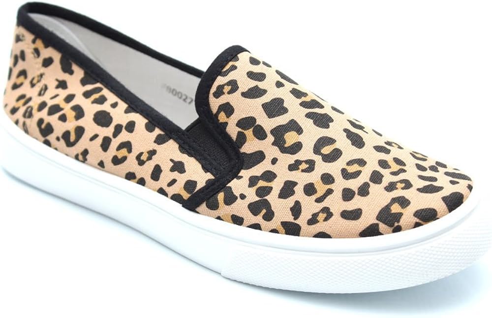 leopard print trainers size 5