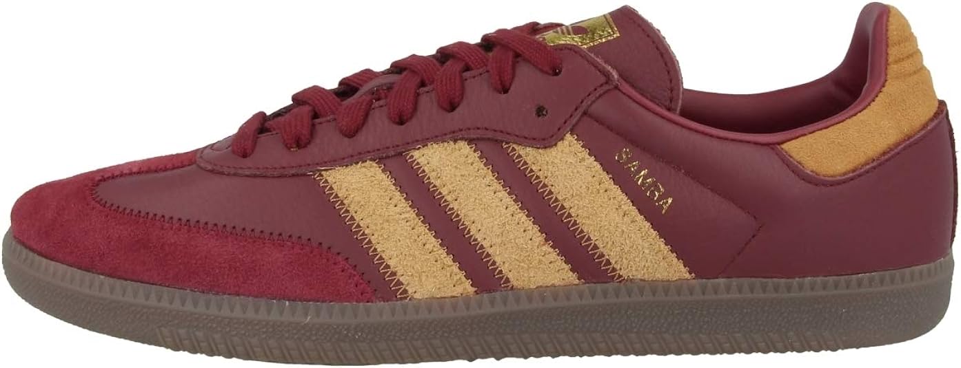 adidas samba og burgundy