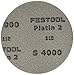 Festool 492377 Platin 2 S4000 Grit 5-Inch (125mm) Diameter Abrasive Sanding Discs, 15-Pack