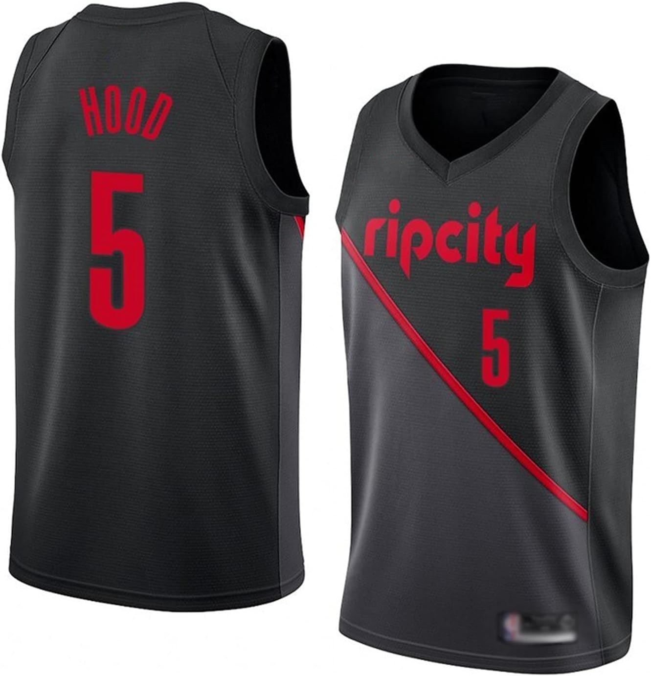 Malla De Baloncesto Jersey Bläzërs 5 Hööd Versión De Prensa Hot