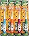 GUM Crayola Pip-Squeaks Kids Toothbrush - Ultrasoft (4 Pack - 1 of Each Character) primary