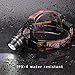 Zoomable Headlamp with Rechargeable Batteries,Waterproof Ultra-Bright 1200 Lumens Headlight Led for Hiking Camping Riding Fishing Hunting