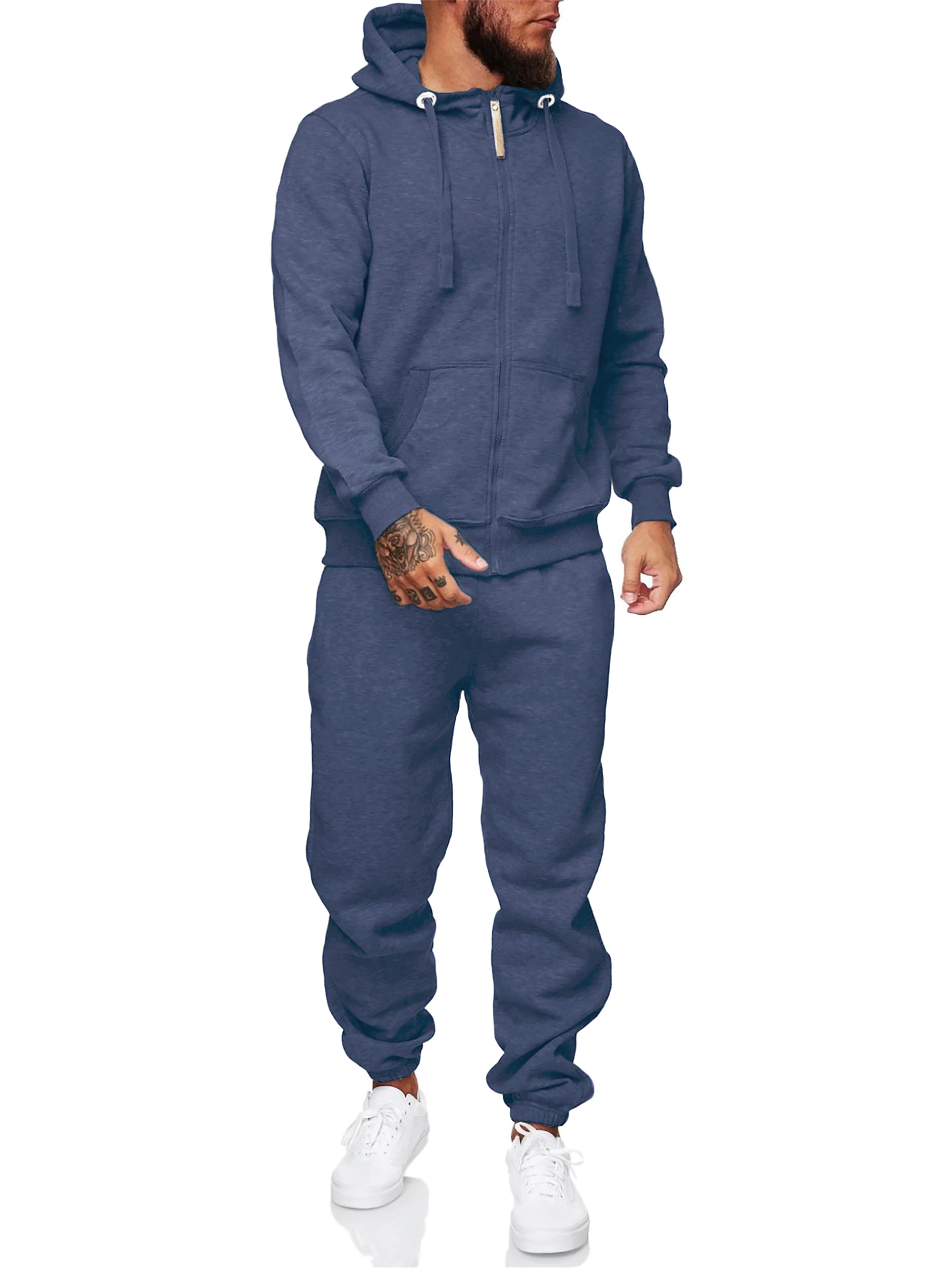 CUBECIRCLE Sweatsuits for Men 5 Piece Men's Jogging