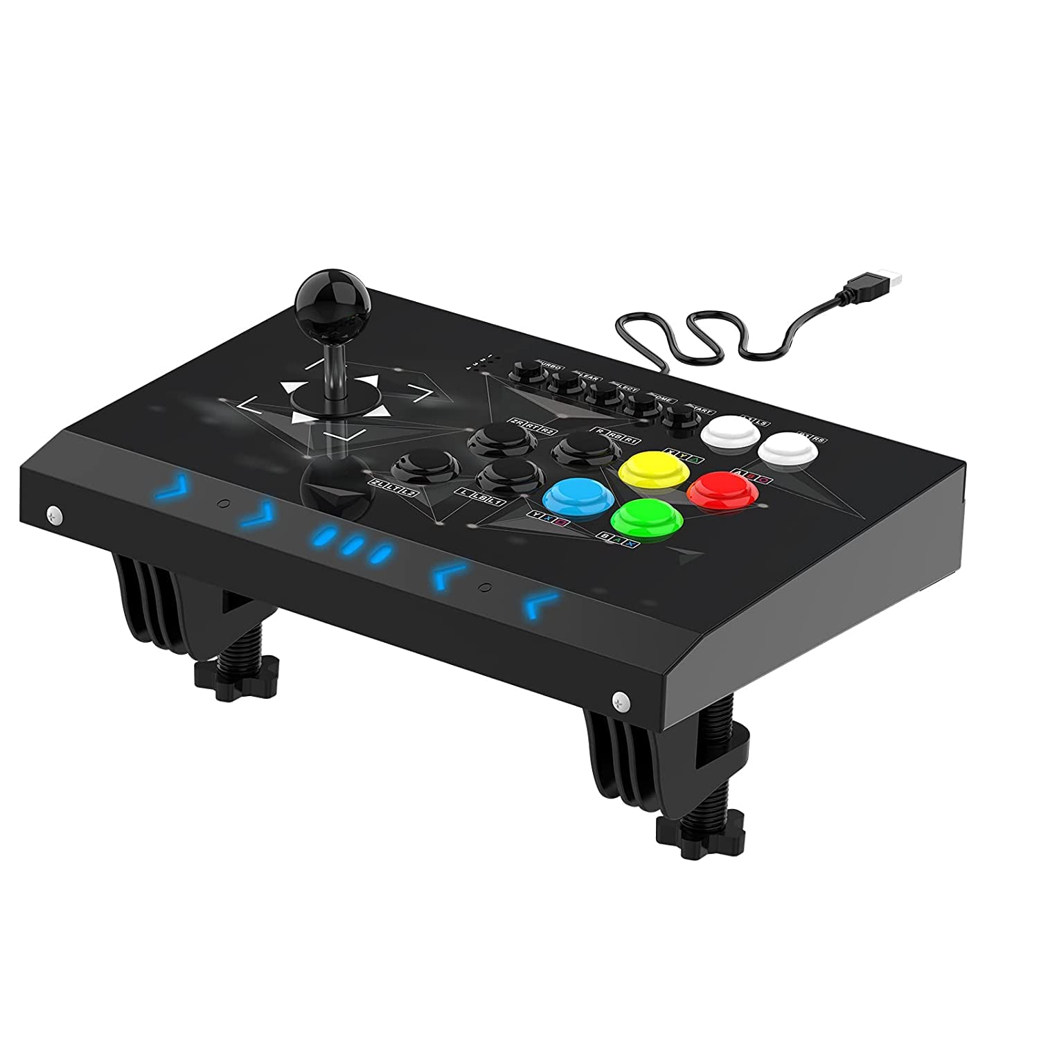 Photo 1 of Fight Sticks PC,Arcade PC Joysticks Fight Stick Street Fighter Video Game Controller Fighting Joystick for PC, Nintendo Switch, NEOGEO Mini, NeoGeo Pro, PS3,Raspberry Pi, PS Classic, Android