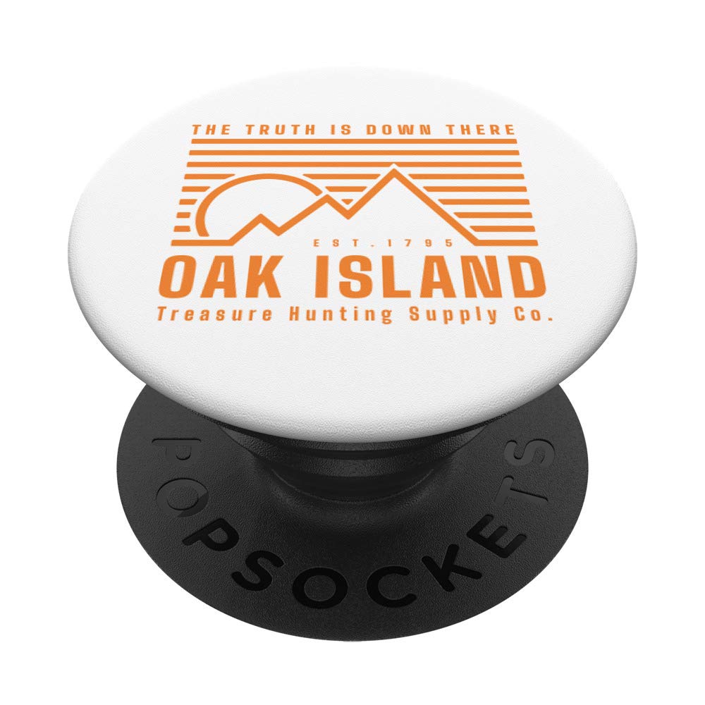 Oak Island Vintage Templar Knight Treasure Hunting Gift PopSockets PopGrip: Swappable Grip for Phones & Tablets