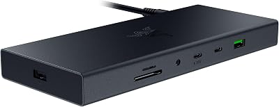Razer USB 4 Dock 14-Port 40Gbps Dual Display 100W Charging Black