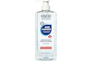 ZYTEC GERM BUSTER | GEL HAND SANITIZER WITH ALOE 70% | 1030ml / 34.8 fl oz | MADE IN CANADA
